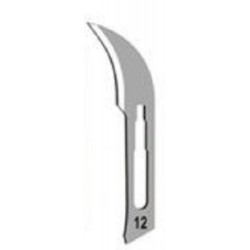 Technos-Surgical Blades, sterile, No:12, carbon steel, for handle No:3-pkt/100