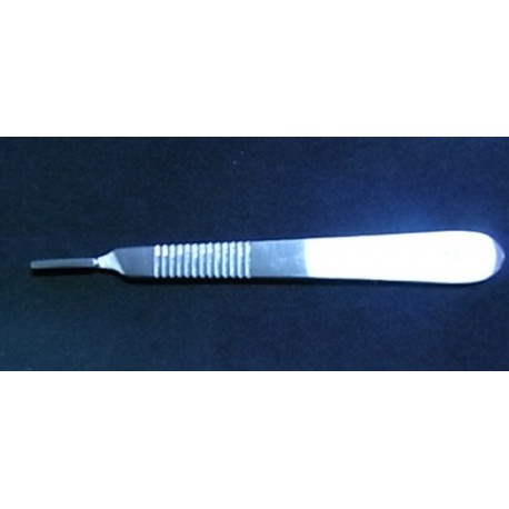 Scalpel handle, stainless steel, NO: 3