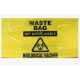 Sterihealth-Clinical waste bags, 10L yellow, 40 µm without handles-1000/ctn