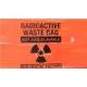 Sterihealth-Radioactive waste bag, red, 51X91 cm, 65 µm, with  label-200/ctn