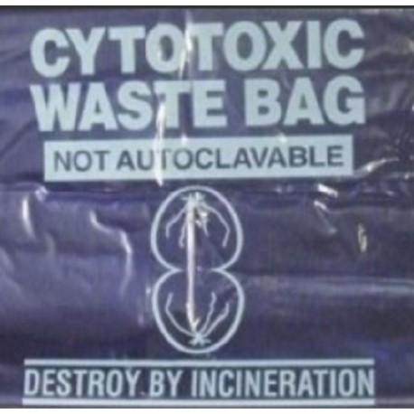 Sterihealth-Cytotoxic waste bags, 60L, purple, 55 µm-200/ctn