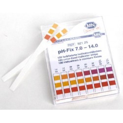 Macherey-Nagel high quality pH fix test strips, Range: 7 - 14, 0.5 pH increments, pkt 100
