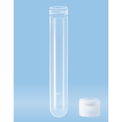 13 ml-Sarstedt-Tube,101 x 16.5 mm, PP, with enclosed cap -pkt/500/ctn/1,000