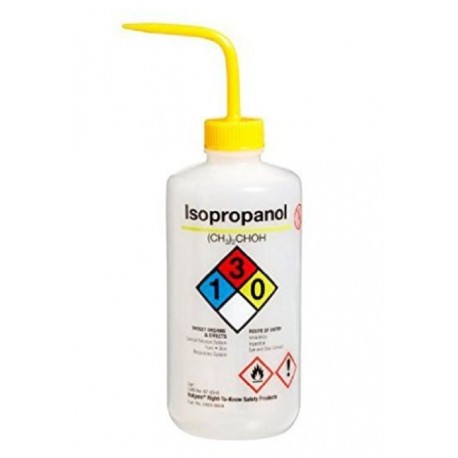 Wash Bottle-Nalgene-500mL, with curved straw. Chemical Name: Isopropanol-each