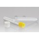 9mL-Technoplas-Polycarbonate round bottom culture tube, seperate white PP screw cap, 94mmHx14mmW, autoclavable, ctn/1,500