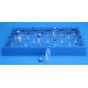 FINNERAN-25 Position Insert Tray for Universal Vial Rack to hold 12mm vials (Rack sold separately), pkt/5