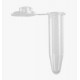 Axygen Clear flip top, snap cap tubes, 5.0ml boil proof- non-sterile, Max RCF:14,000 xg, pkt/250