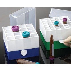 Labcon Polypropylene Freezer Storage Box for 15mL Centrifuge Tubes, pkt/2