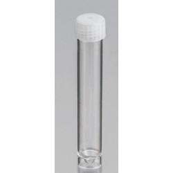 10mL-Technoplas polystyrene V bottom tubes, Natural Polyethylene Cap Separate-pkt/1000