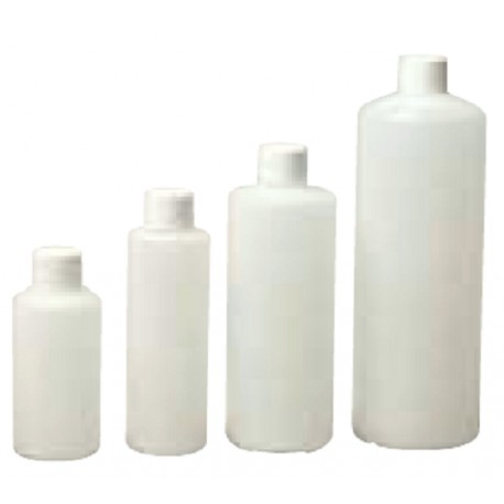HDPE, Bottle, Round, 28 mm neck with cap - 250ml