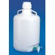 TARSONS  Polypropylene Carboy, 20L, autoclavable, supplied with polypropylene screw cap and stopcock