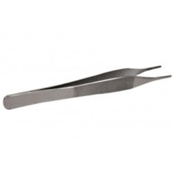 Forceps-Adson dressing forceps with serrated tip, 12.5cm length