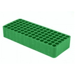 Tetra GREEN test tube racks, Dim:185x78 x31mm, suit 8-10mm tube diameter, 84 holes with drainage holes and numbering, ctn/24