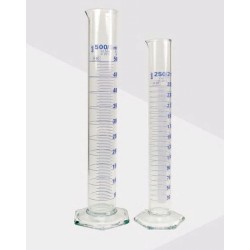 LABCO Tall Form Calibrated Class A Cylinder Measuring 250mL, Tolerance +/- 1mL - Subdivision 2mL