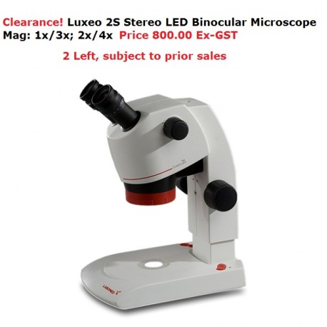 Labomed Luxeo 2S, 4Z, 4D Stereo Microscopes