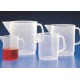 Kartell 3L jug with handle, PP Plastic, 100 ml Grad. Div.