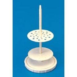 Technos Round Adjustable Polypropylene Pipette Stand. Holds 28 Pipettes