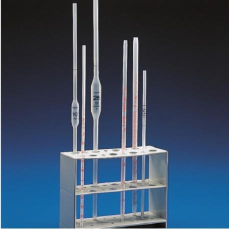 Kartell 16 place  Verticle Pipette Stand, Polypropylene, Dim: (200Lx75Wx150H)mm
