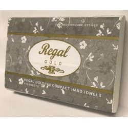 Regal Gold Superior Pre-cut luxury hand towel, 25L x 19Wcm, 136 sheets/pkt/16/ctn