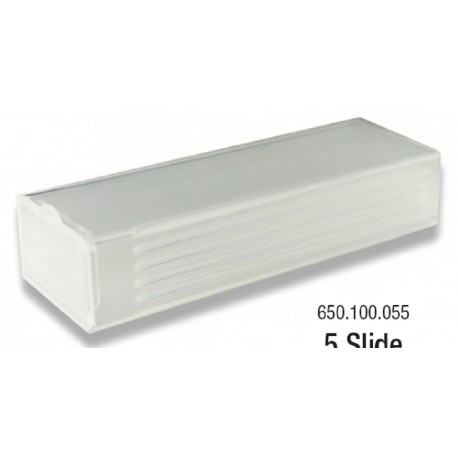 LABCO 5 Place plastic mailer, opaque, break resistant, suits 76x25mm slides, pkt/100