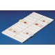 Kartell PVC Moulded Microscope Slide Trays, suitable for 76x26mm slides, 40 place