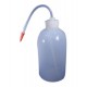 Technos Wash Bottle, Polypropylene with curved straw, 125mL, each