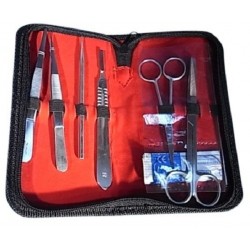 Technos Dissecting Set with 7 Instruments in zip case