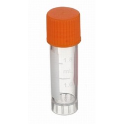 Corning® 2mL, External threaded polypropylene cryogenic vial with screw cap, round self-standing bottom, , ctn/500