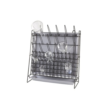 Heathrow Scientific Wire Drying Laboratory Rack, Self-standing or Wall Mountable + Removal Drain Pan