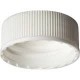 FINNERAN-24-400mm White Polypropylene Cap/PTFE/Silicone Lined, pkt/100