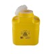 FITTANK™ Sharps Container 12 Lt Screw Top with petal insert and needle notch