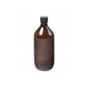 Winchester Storage Bottles Amber Glass & Carriers