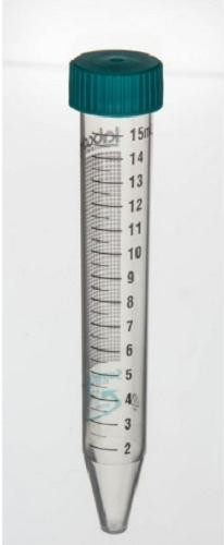 Labcon 15ml Super Clear Falcon Style centrifuge tubes with attached caps, Max RCF:17,000xg, sterile, pkt/50/ctn/500