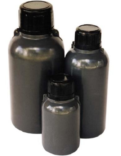 2L, Storage Bottle,  Aptaca brand, Amber polyethylene, 100mL graduations
