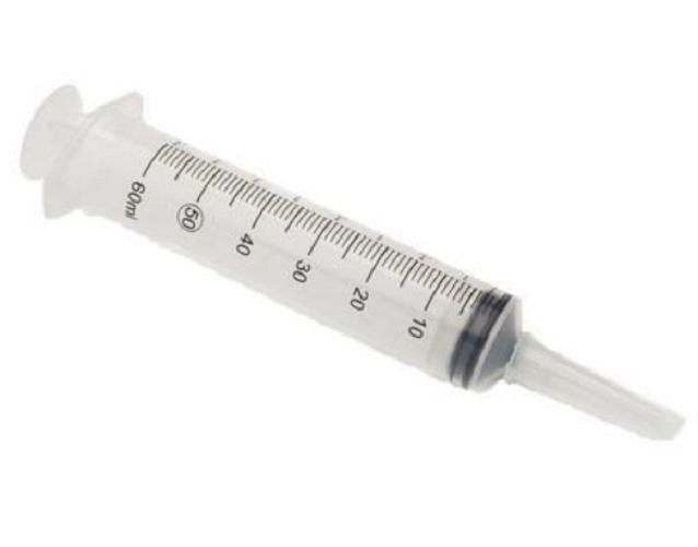 Livingstone-Disposable Syringes-60mL, Graduated, Syringe, Sterile, Catheter slip tip -sterile, with cover- pkt/25