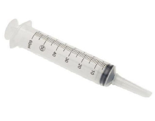 Livingstone-Disposable Syringes-60mL, Graduated, Syringe, Sterile, Catheter slip tip -sterile, with cover- pkt/25