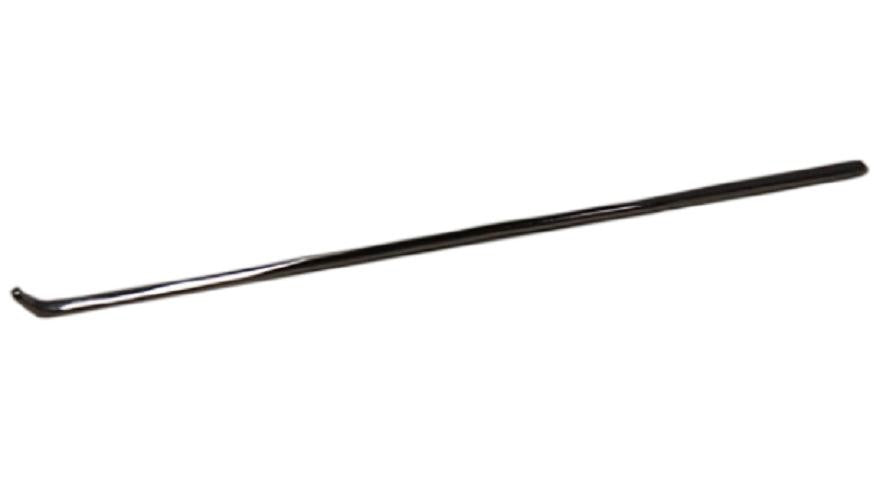 Spatula, stainless steel, 1 bent, 1 flat end, 3x40mm Head, 150mm overall length