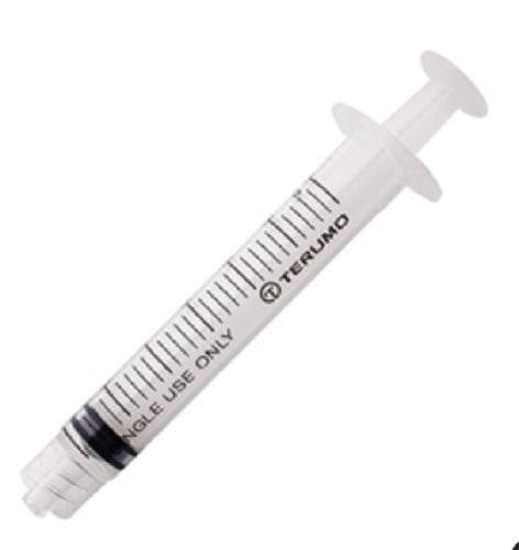 Terumo Disposable Syringes-3mL, Graduated, Concentric Luer Lock Syringes -Sterile, pkt/100