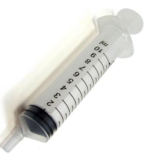 Terumo Disposable Syringes-10mL, Graduated, Eccentric, slip tip -Sterile, pkt/100