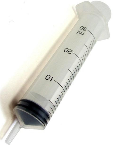 Terumo Disposable Syringes-30mL, Graduated, Eccentric, slip tip -Sterile, pkt/50