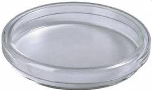 Petri Dish, Glass with Lid, 75mm d x 15mm h-each