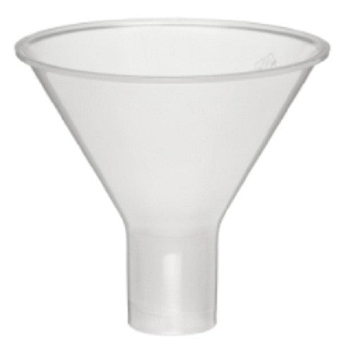 Funnel, plastic, powder type, 65mm d x 22mm stem length