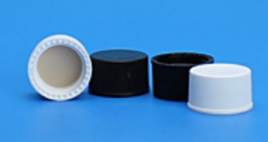 Grace/Finneran-13-425mm Solid Top, Black Polypropylene Cap, PTFE/F217 Lined-pkt/100