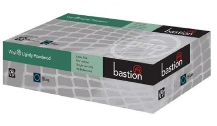 Bastion-Vinyl, Lightly Powdered, Clear, X Large - Box/100