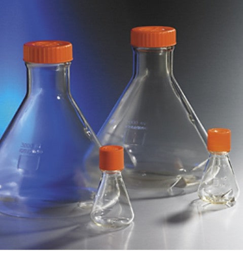 Corning 2Litre Erlenmeyer Flasks W/Vented Caps, Graduated 50mls-Case/6