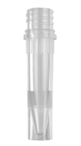 Axygen 2.0ml screw cap self standing sterile tubes and Clear caps with  InchO Inch rings-pkt/500