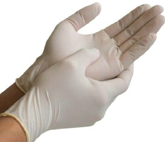 Ansell Latex Powder Free gloves, X-Large, (per box/80)