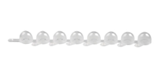 National Scientific Strip-8 Caps for 1.3ml Autotubes, for Quigen Mill, non-sterile-per/(120 x 8)