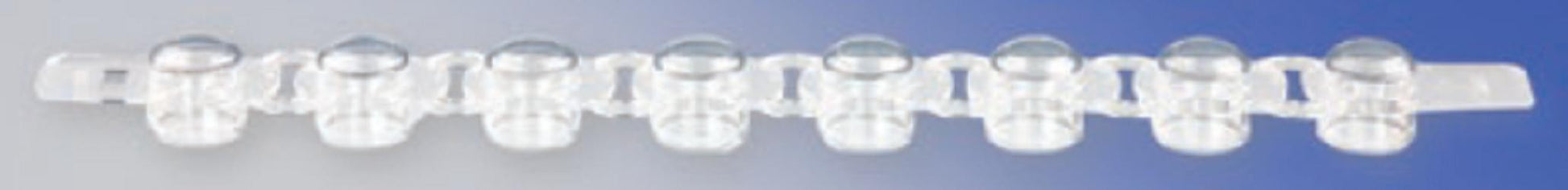Axygen strip 8 caps Flat top to suit the above PCR-0208-C tubes-(125 strips/8 caps/strip)