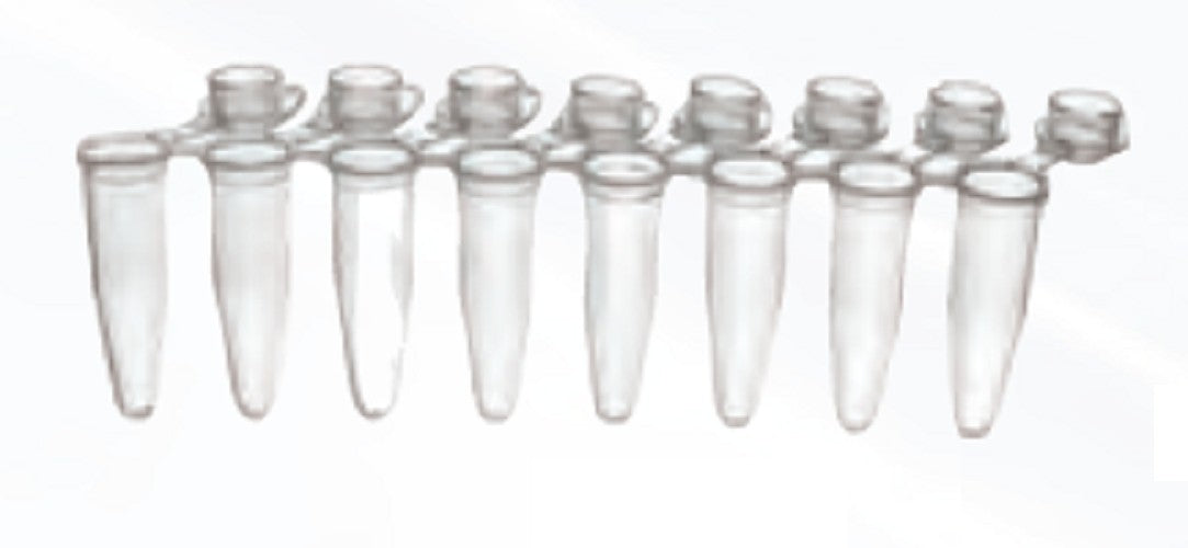 Labcon 0.2ml strip tubes of 8 with Domed individual attached caps-per/(120 x 8)